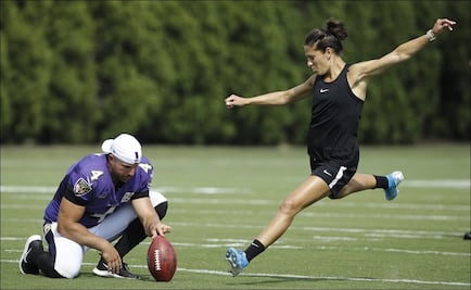 Carli Lloyd, la futbolista que intentará entrar a la NFL en 2020