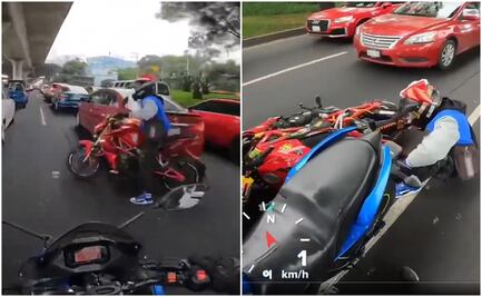 Montachoques en CDMX: captan a supuesta banda bautizada como "Los Lamborghini"; video muestra cómo operan