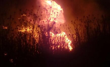 Se incendia toma clandestina de combustible en Edomex