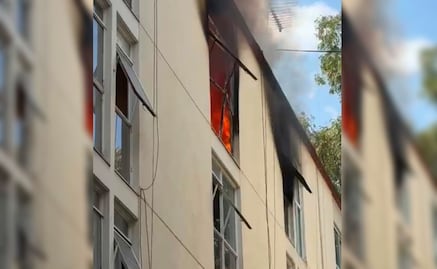 Se registra incendio en departamento de unidad habitacional de Coyoacán; desalojan a más de 300 personas