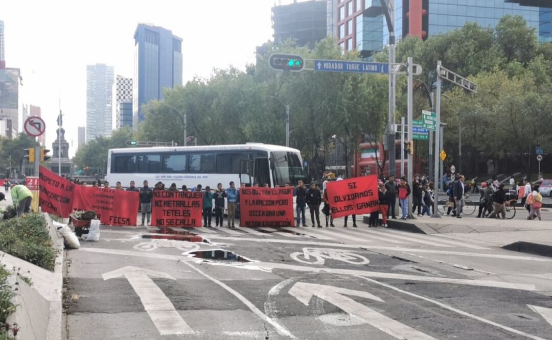 Foto: Especial/El Universal/ La afectación se alarga por toda la avenida Insurgentes 