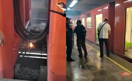 Cae muleta en estación Doctores y provoca corto circuito; se restablece servicio tras una hora