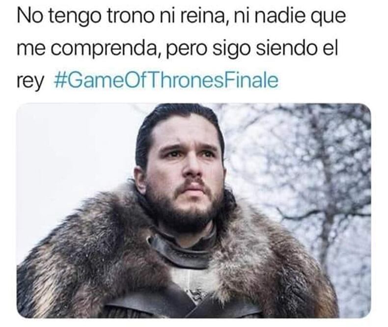 El final de Game of Thrones generó varios memes / Foto: Facebook