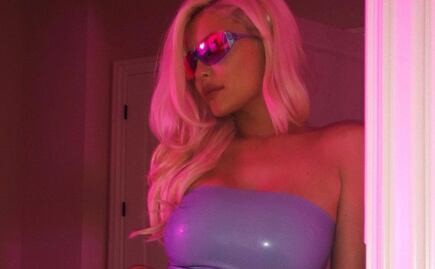 El vestido de látex de Kylie Jenner arrasa en Instagram