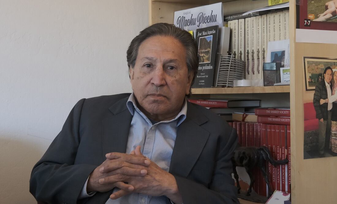 El expresidente peruano Alejandro Toledo posa durante una entrevista con EFE en Menlo Park, California. Foto: EFE