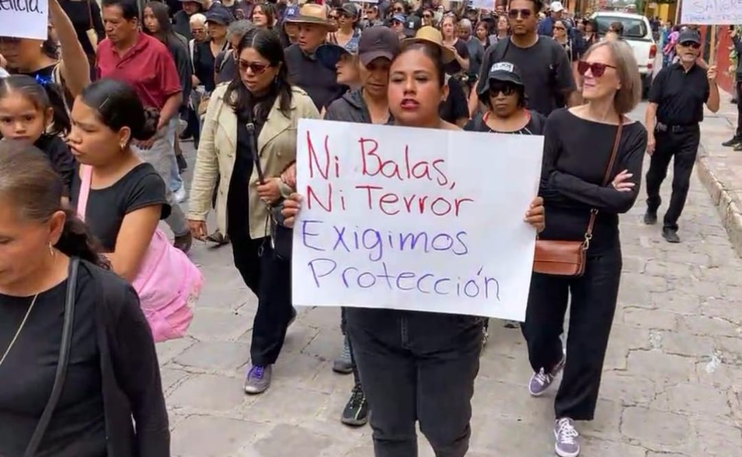 Reclamaron por la violencia y pérdida de la tranquilidad en esta ciudad Patrimonio de la Humanidad. Foto: Especial.