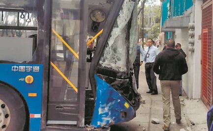 CDMX presenta denuncia por trolebús chocado