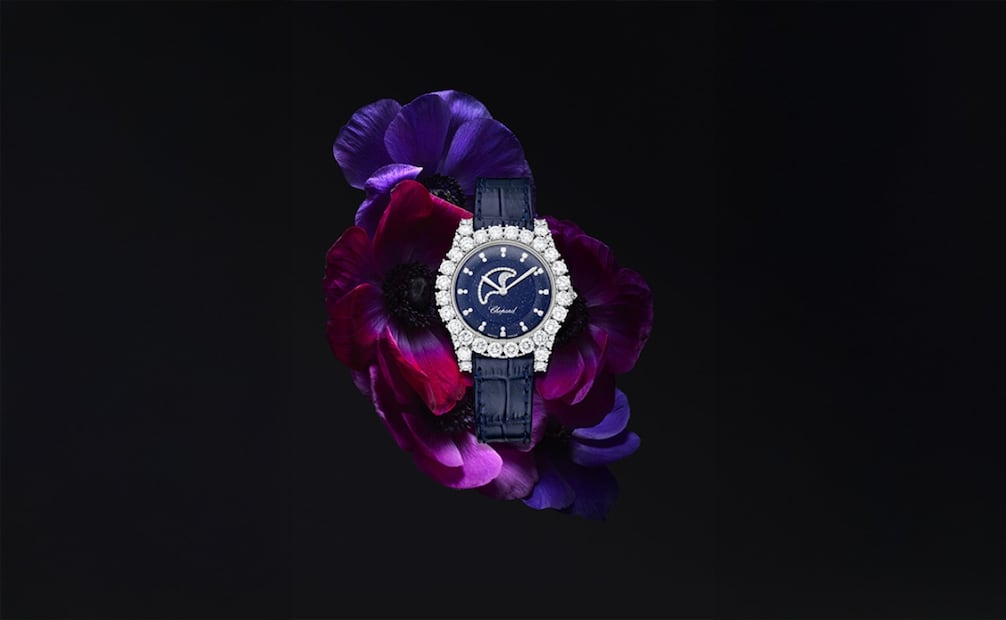 L’Heure du Diamant Moonphase lleva el nuevo movimiento automático Chopard 09.02-c de solo 20.4 mm x 4.6 mm. Fotos: Cortesía