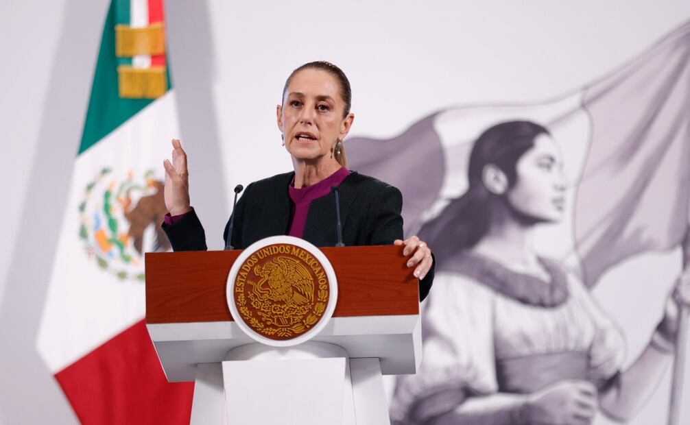 La presidenta Claudia Sheinbaum rechazó que su gobierno haya firmado un acuerdo con la DEA para la creación del Proyecto "Portero", una iniciativa anunciada ayer por la institución de EU para fortalecer la colaboración entre ambos países en la lucha contra los cárteles. Foto: Diego Simón / EL UNIVERSAL