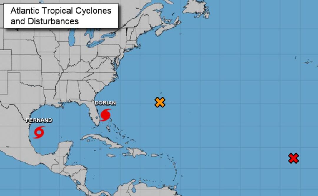 La tormenta tropical "Fernando" se forma en el Golfo de México