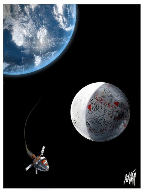 La cara oscura de la Luna