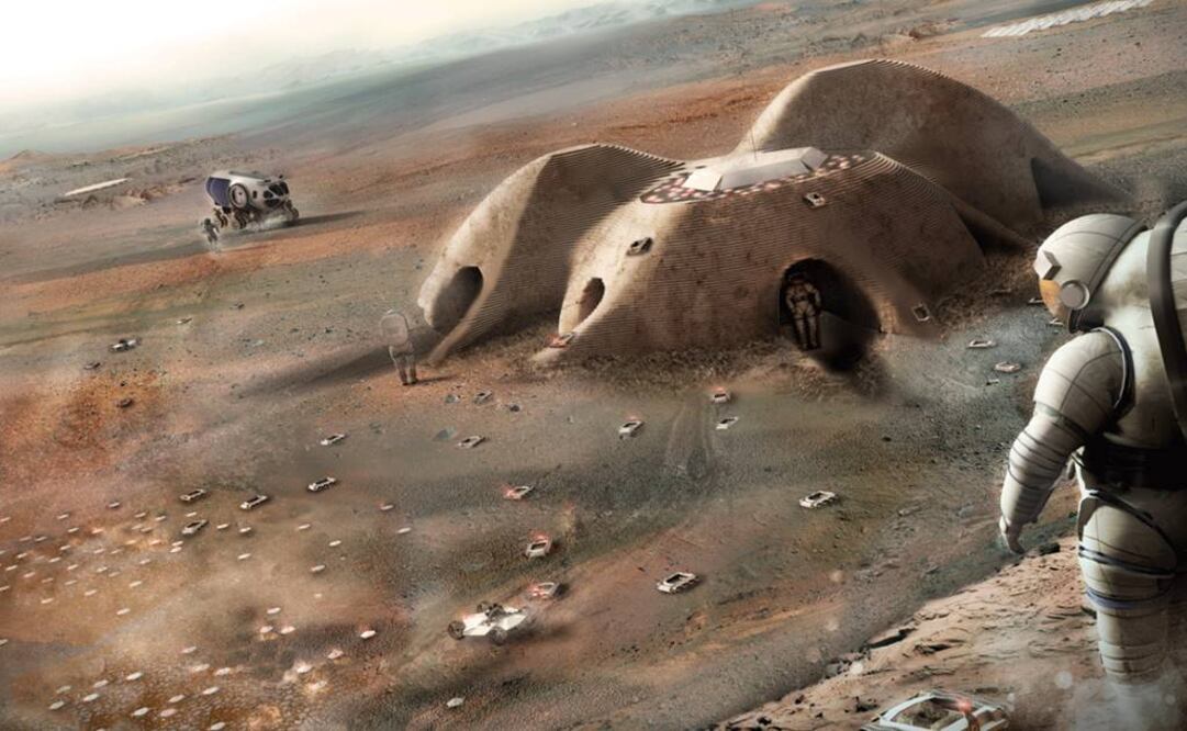 La firma fue seleccionado por la NASA para la creación de un hábitat para la futura colonización del planeta. Foto: Foster – Partners