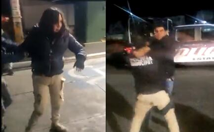 Policías municipales en estado de ebriedad protagonizan riña en Pachuca