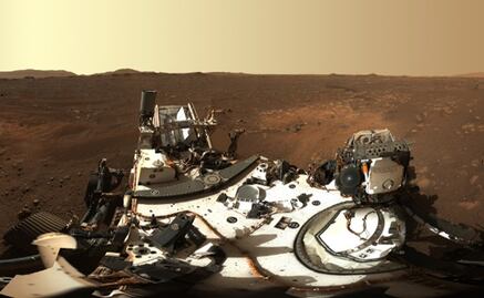 NASA publica foto panorámica de Marte tomada por el róver Perseverance