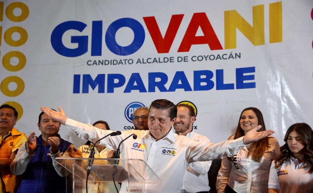 Giovani Gutiérrez inicia campaña para reelegirse en la Alcaldía Coyoacán. Foto: Especial