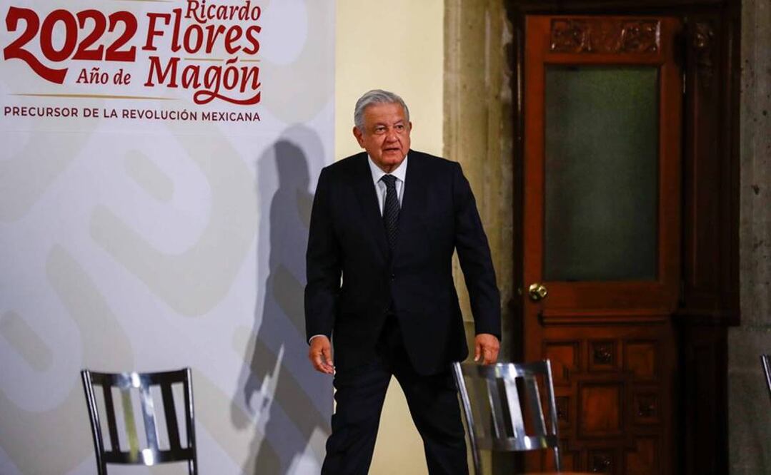 El presidente López Obrador compartió información sobre la entrega de fertilizantes durante la veda. Foto: Diego Simón Sánchez/EL UNIVERSAL