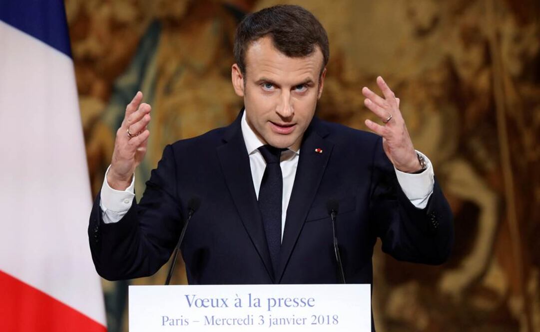 El presidente de Francia, Emmanuel Macron,. Foto: REUTERS/Ludovic Marin/Pool