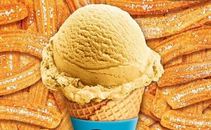 Conoce el helado con sabor a churros