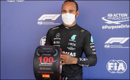 Las 100 “poles” de Lewis Hamilton en la Fórmula Uno