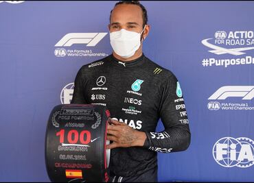 Las 100 “poles” de Lewis Hamilton en la Fórmula Uno