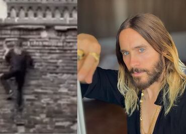 Captan a Jared Leto trepando un castillo en Italia sin ninguna protección