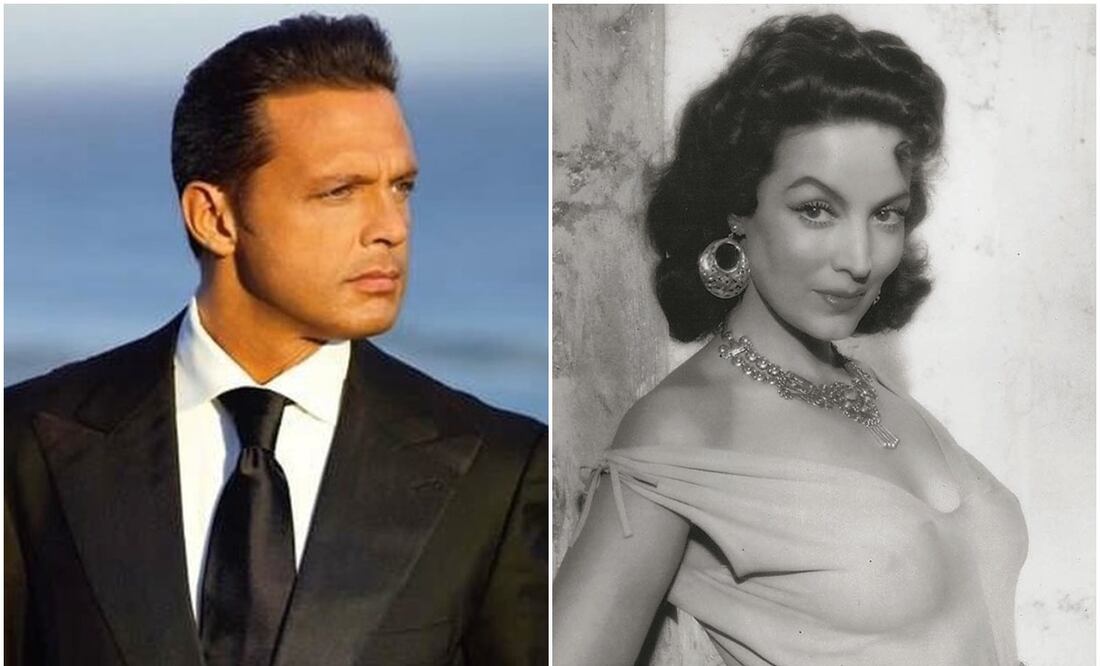 María Félix era fan de Luis Miguel, reconoció que cantaba muy bien y que estaba muy guapo. Foto: Instagram/Archivo EL UNIVERSAL.