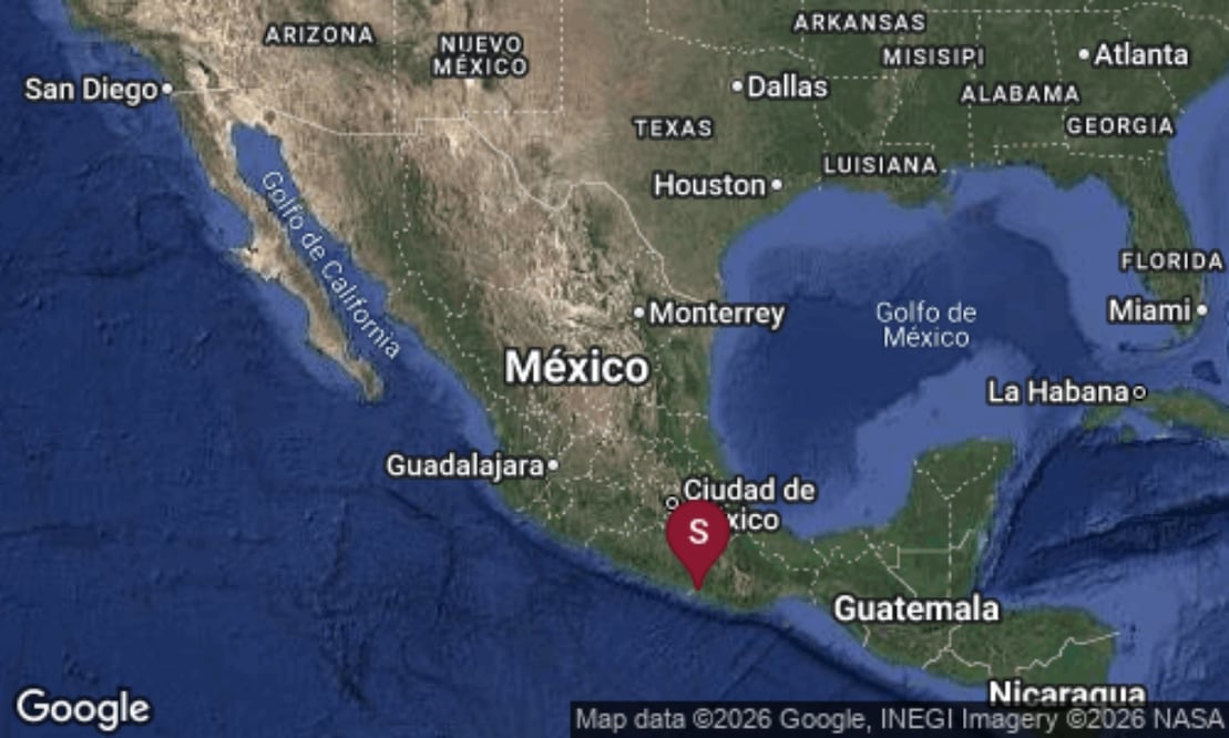 Sismo en CDMX el 04 de mayo de 2026. Foto: Servicio Sismológico Nacional