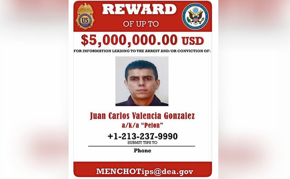 Valencia González, hijastro de El Mencho, está desde 2021 en la mira de las autoridades estadounidenses. Foto: especial