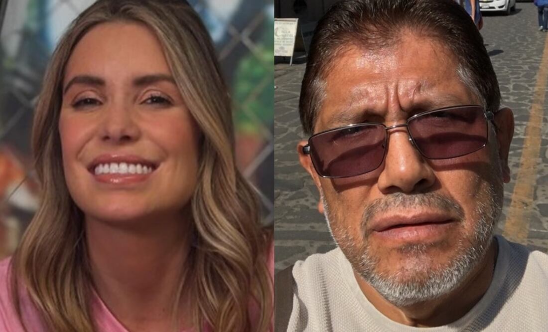 Andrea Escalona y el productor Juan Osorio. Foto: Instagram oficial.