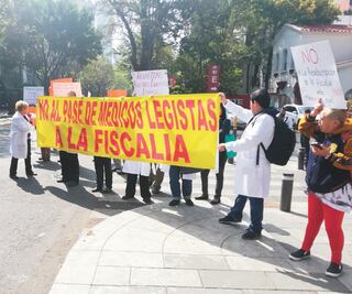 Médicos legistas se rehusan a irse a FGJ