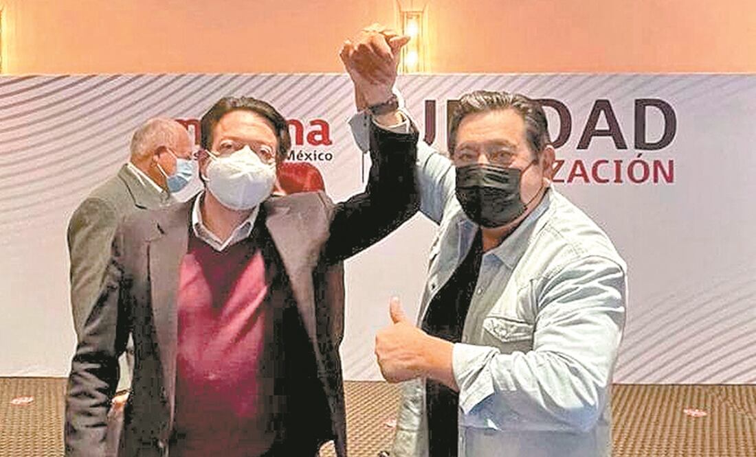 La designación en Guerrero de Félix Salgado Macedonio (der.) como candidato ha desatado confrontaciones. Foto: Tomada de Twitter