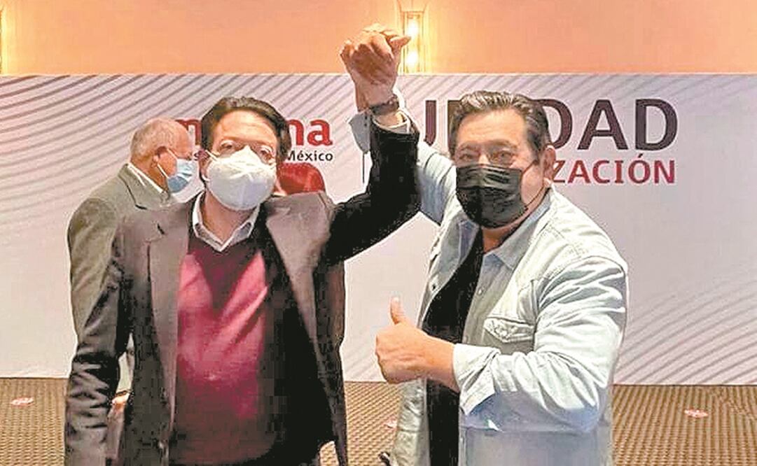 La designación en Guerrero de Félix Salgado Macedonio (der.) como candidato ha desatado confrontaciones. Foto: Tomada de Twitter