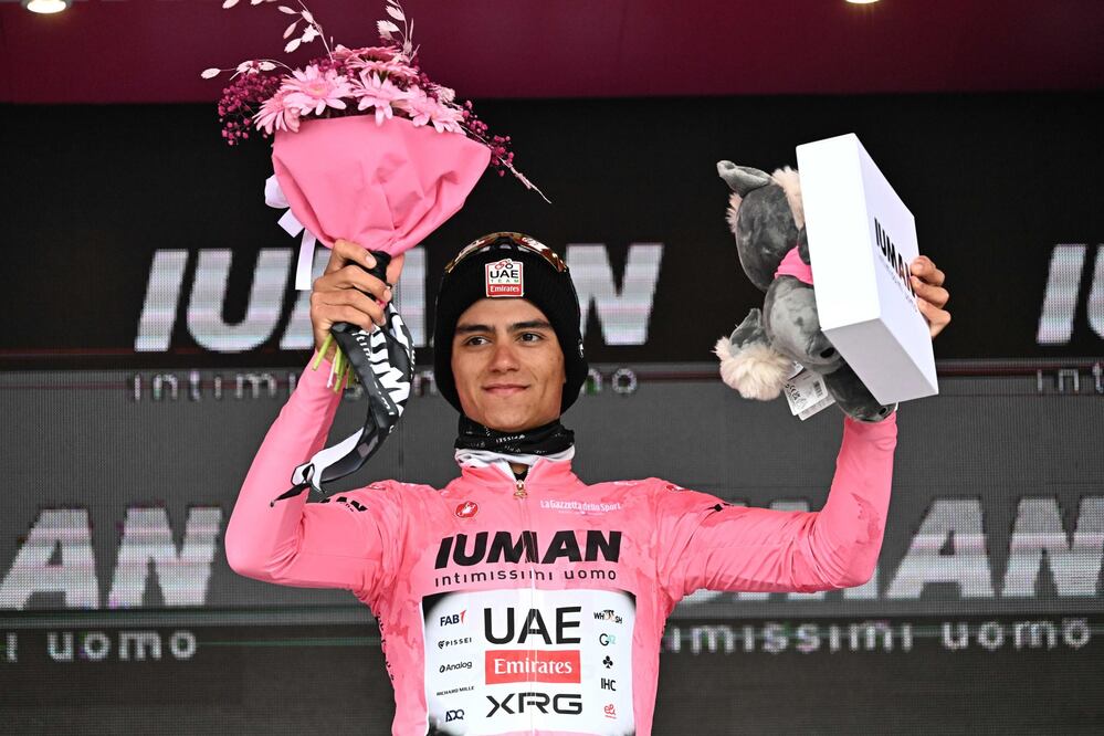 Isaac Del Toro en la etapa catorce del Giro de Italia - Foto: EFE