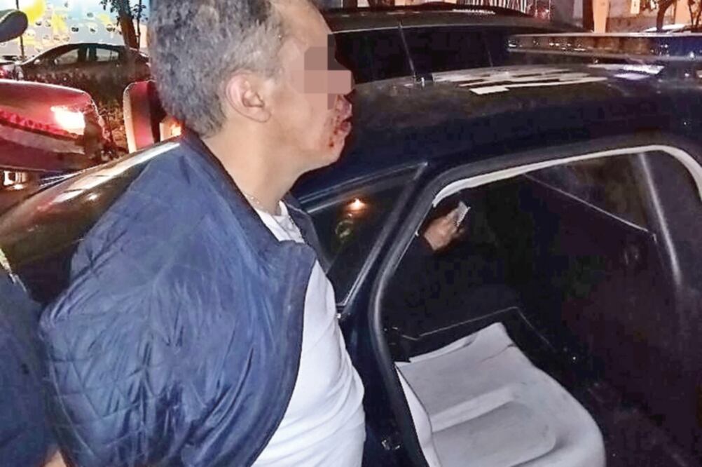 Personal del valet parking del restaurante El Japonez, en Polanco, lograron someter a golpes a Gerardo “N”, quien robó el reloj a un diplomático. (ESPECIAL)