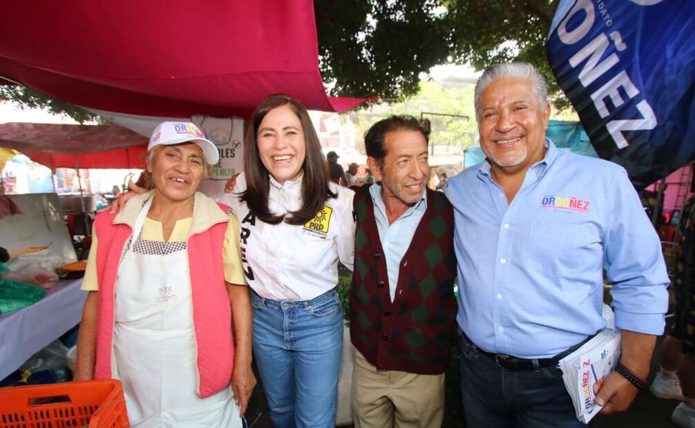 Karen Quiroga y Daniel Ordoñez candidatos de la coalición Va X La CDMX a la alcaldía Iztacalco e Iztapalapa. Foto: Especial