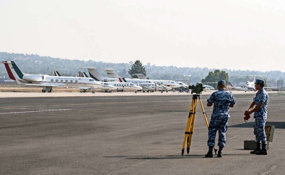 The Santa Lucía Air Base is located near the aquifers of the Mezquital Valley, in Texcoco, and Cuautitlán-Pachuca, over which the new air terminal will be built - Photo: Mario Jasso/CUARTOSCURO.COM