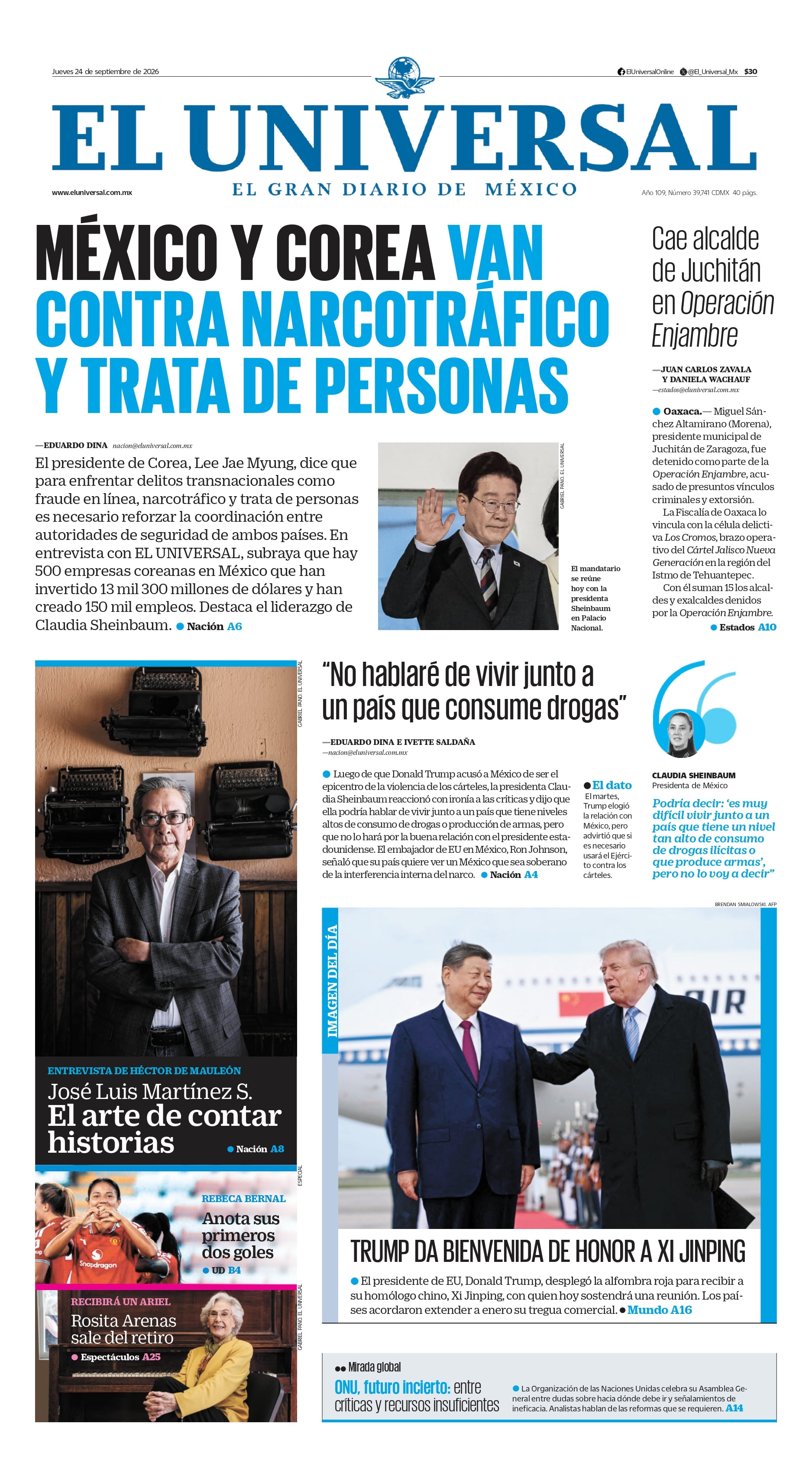 Portada impresa