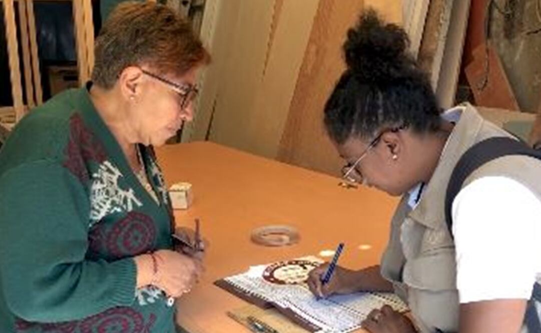 La mandataria explicó que en cada casa se realizarán estudios para tener un diagnóstico de la salud de las personas. Foto: Captura de video