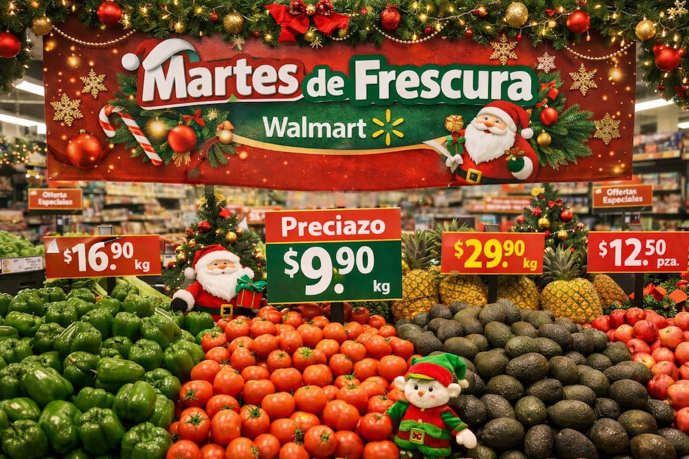 Martes de Frescura en Walmart. Foto: Creada con IA