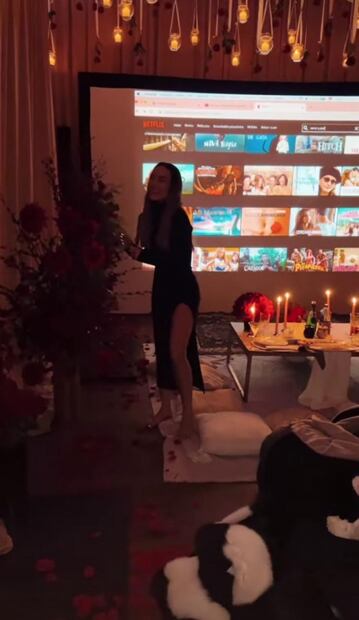 Con romántica velada, Belinda y Christian Nodal celebran un año de novios