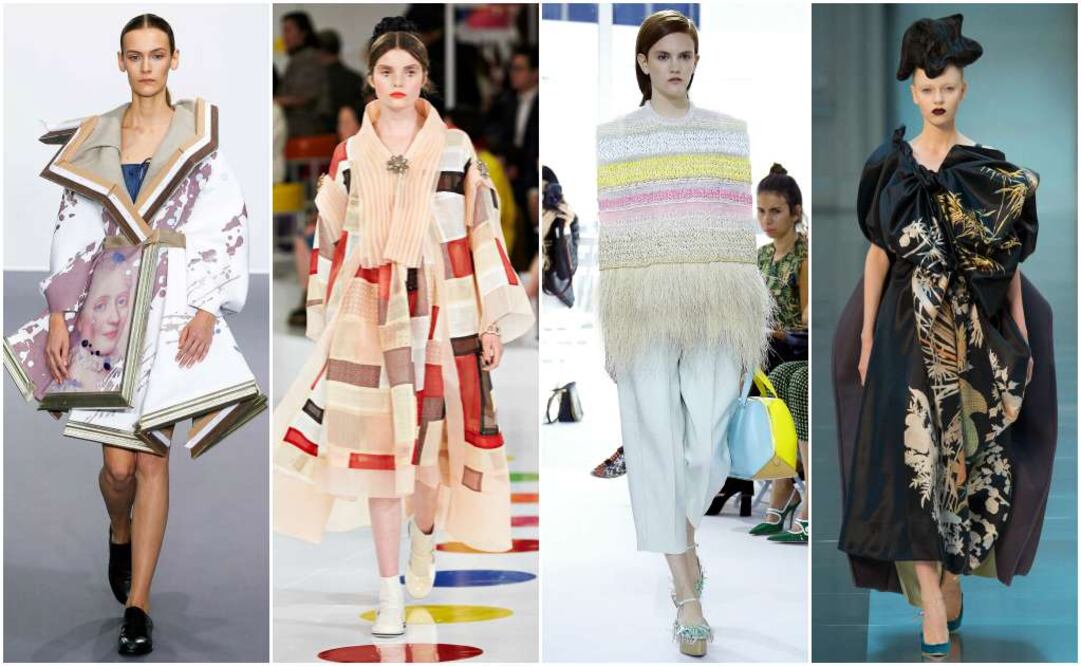 Voluminosas creaciones con proporciones exageradas: Viktor & Rolf Haute Couture, Chanel, Del Pozo, y Maison Margiela Artisanal