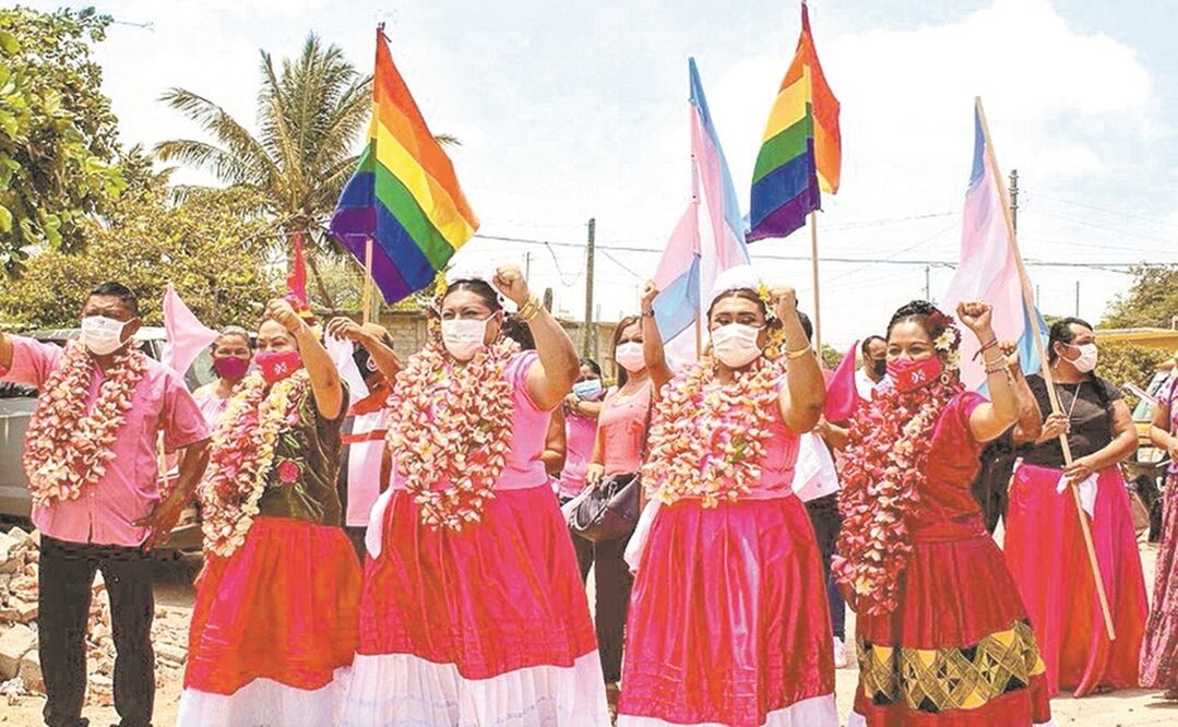 Al menos dos fórmulas con personalidades muxes al frente compiten en el Istmo de Tehuantepec para un puesto de elección popular. Foto: ROSELIA CHACA. EL UNIVERSAL