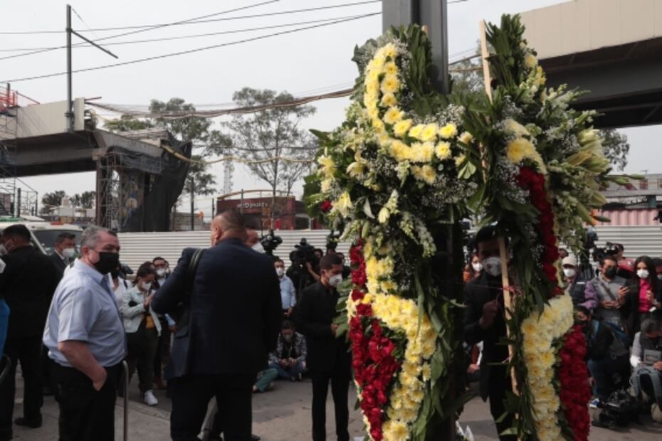 Víctimas y deudos de colapso de Línea 12 del Metro visitan “zona cero”