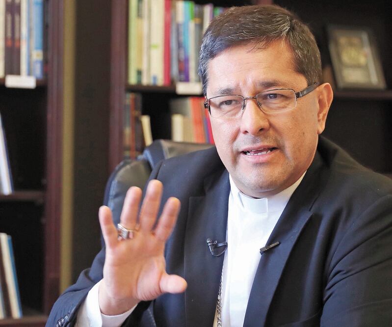 Alfonso Miranda Guardiola, secretario general de la Conferencia del Episcopado Mexicano, exhortó a los Legionarios de Cristo a pedir al Papa la dimisión del estado clerical del acusado. ARCHIVO EL UNIVERSAL
