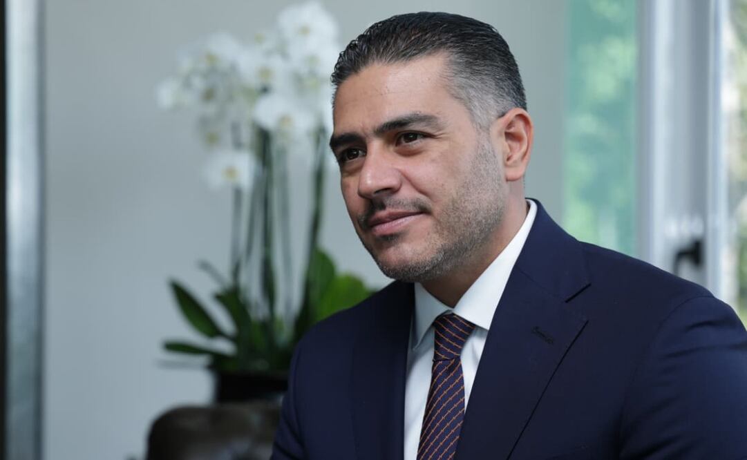 Entrevista con Omar García Harfuch, secretario de Seguridad y Protección Ciudadana, en las oficinas de la SSPC. Foto: Fernanda Rojas/ EL UNIVERSAL