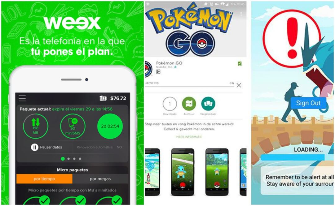 Los planes podrán contratarse por semana o por mes