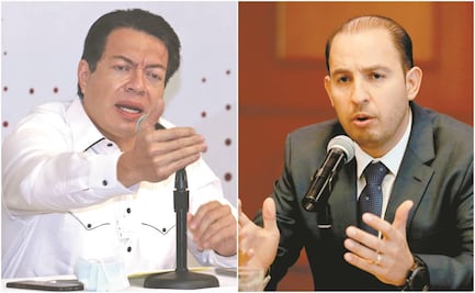 "Por qué sonríes", le pregunta Mario Delgado a Marko Cortés tras criticar a Morena