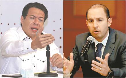 "Por qué sonríes", le pregunta Mario Delgado a Marko Cortés tras criticar a Morena