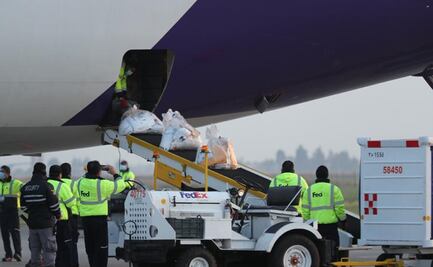 Llega a Toluca primer cargamento de ventiladores procedentes de EU por Covid-19