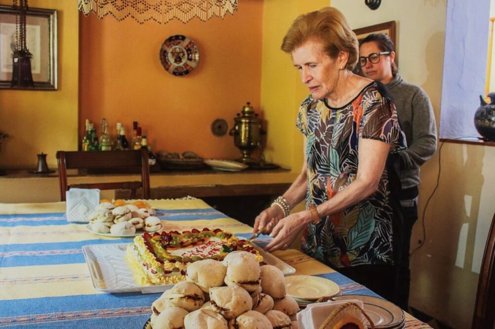 La académica y amiga de Pitol, Luz Fernández de Alba, en la celebración. (CORTESÍA IVEC)